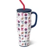 Swig Life Tumblers New Sizes!|Travel Mugs^We've Got Spirit Navy + Red Mega Mug 40oz
