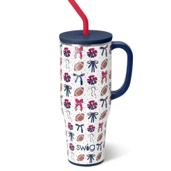 Swig Life Tumblers New Sizes!|Travel Mugs^We've Got Spirit Navy + Red Mega Mug 40oz
