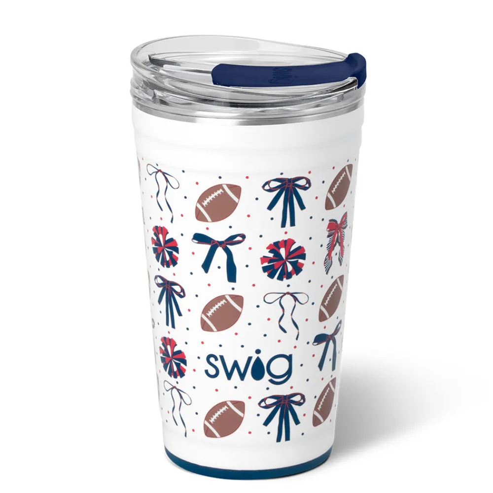 Swig Life Tumblers New Sizes!|We'Ve Got Spirit^We've Got Spirit Navy + Red Party Cup 24oz