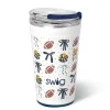 Swig Life Tumblers New Sizes!|We'Ve Got Spirit^We've Got Spirit Navy + Yellow Party Cup 24oz
