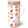 Swig Life Travel Mugs|We'Ve Got Spirit^We've Got Spirit Orange Travel Mug 22oz