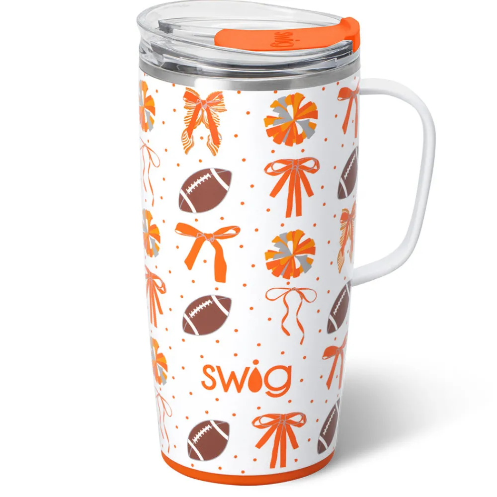 Swig Life Travel Mugs|We'Ve Got Spirit^We've Got Spirit Orange Travel Mug 22oz