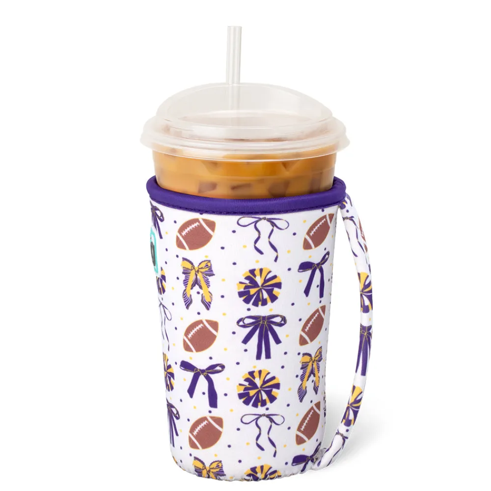 Swig Life Drink Coolies New Sizes!|We'Ve Got Spirit^We've Got Spirit Purple + Yellow Medium Iced Cup Coolie