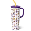 Swig Life Tumblers New Sizes!|Travel Mugs^We've Got Spirit Purple + Yellow Mega Mug 40oz