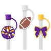 Swig Life Lids, Straws + More|We'Ve Got Spirit^We've Got Spirit Purple + Yellow Straw Topper Set
