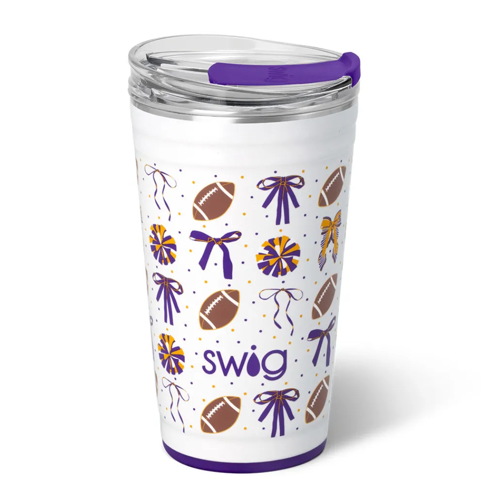 Swig Life Tumblers New Sizes!|We'Ve Got Spirit^We've Got Spirit Purple + Yellow Party Cup 24oz