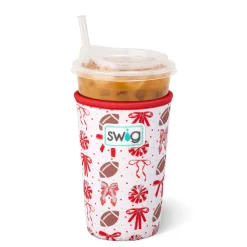 Swig Life Drink Coolies New Sizes!|We'Ve Got Spirit^We've Got Spirit Red + Grey Medium Iced Cup Coolie