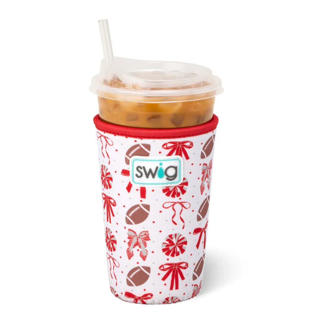 Swig Life Drink Coolies New Sizes!|We'Ve Got Spirit^We've Got Spirit Red + Grey Medium Iced Cup Coolie