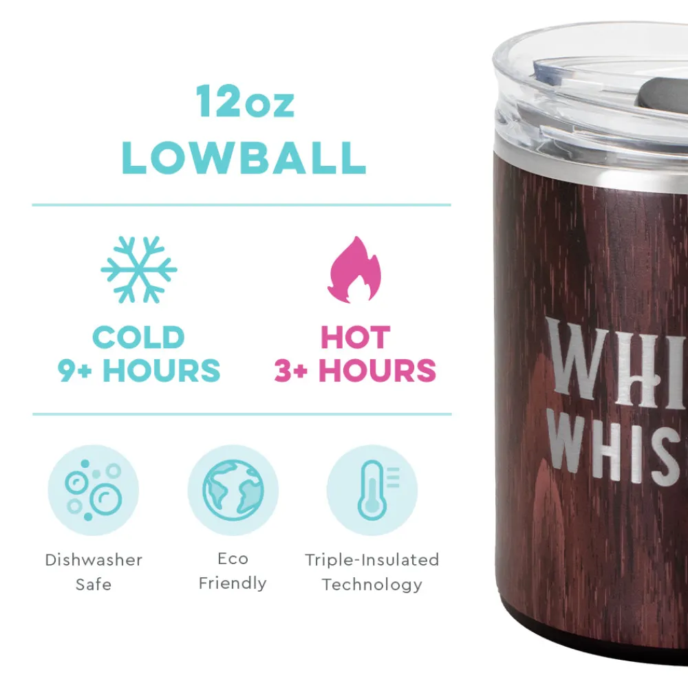 Swig Life Wine + Cocktails|Tumblers New Sizes!^Whiskey Whisperer 12oz Lowball Tumbler -