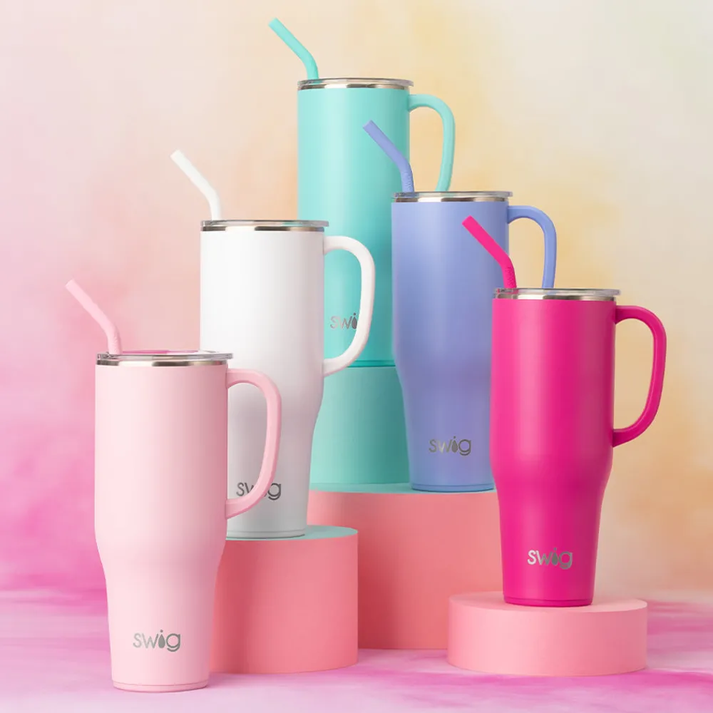 Swig Life Tumblers New Sizes!|Travel Mugs^White Mega Mug 40oz