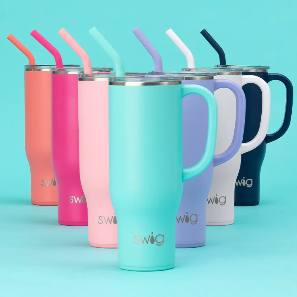 Swig Life Tumblers New Sizes!|Travel Mugs^White Mega Mug 30oz