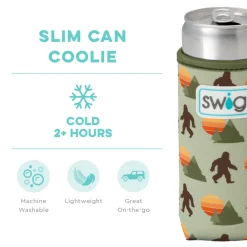 Swig Life Drink Coolies New Sizes!|Wild Thing^Wild Thing 12oz Slim Can Coolie -
