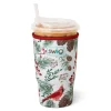 Swig Life Drink Coolies New Sizes!|Winter Cardinals^Winter Cardinals Large Iced Cup Coolie