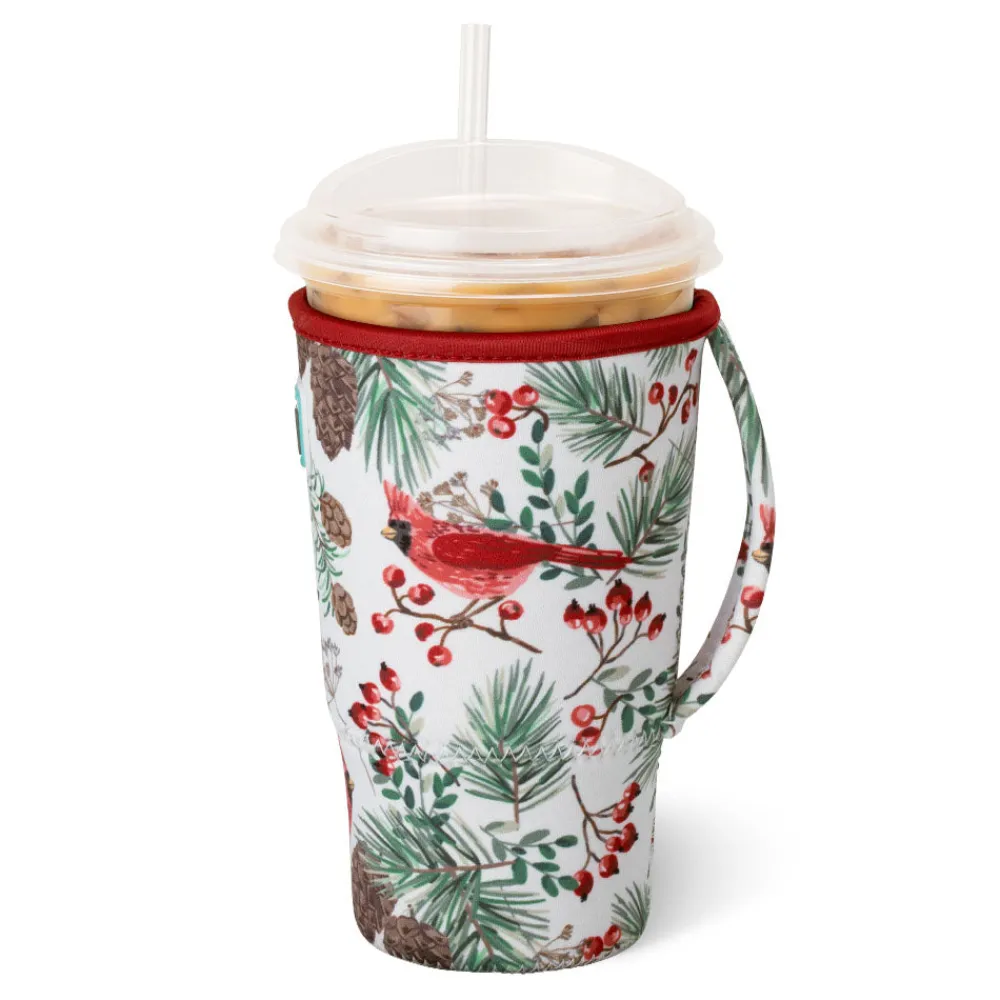 Swig Life Drink Coolies New Sizes!|Winter Cardinals^Winter Cardinals Large Iced Cup Coolie