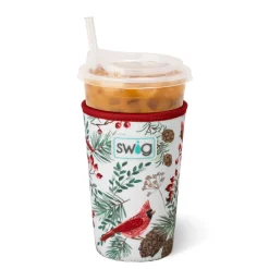 Swig Life Drink Coolies New Sizes!|Winter Cardinals^Winter Cardinals Medium Iced Cup Coolie
