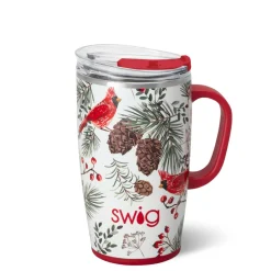 Swig Life Travel Mugs|Winter Cardinals^Winter Cardinals Travel Mug 18oz
