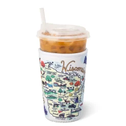 Swig Life Drink Coolies New Sizes!^Wisconsin Medium Iced Cup Coolie