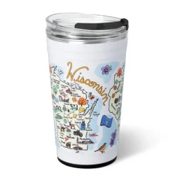 Swig Life Tumblers New Sizes!^Wisconsin Party Cup 24oz