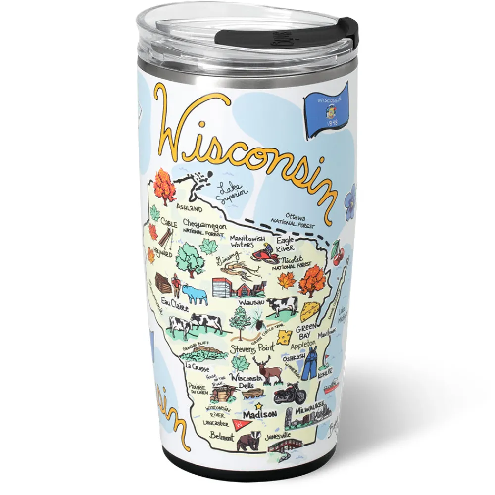 Swig Life Tumblers New Sizes!^Wisconsin Tumbler 22oz